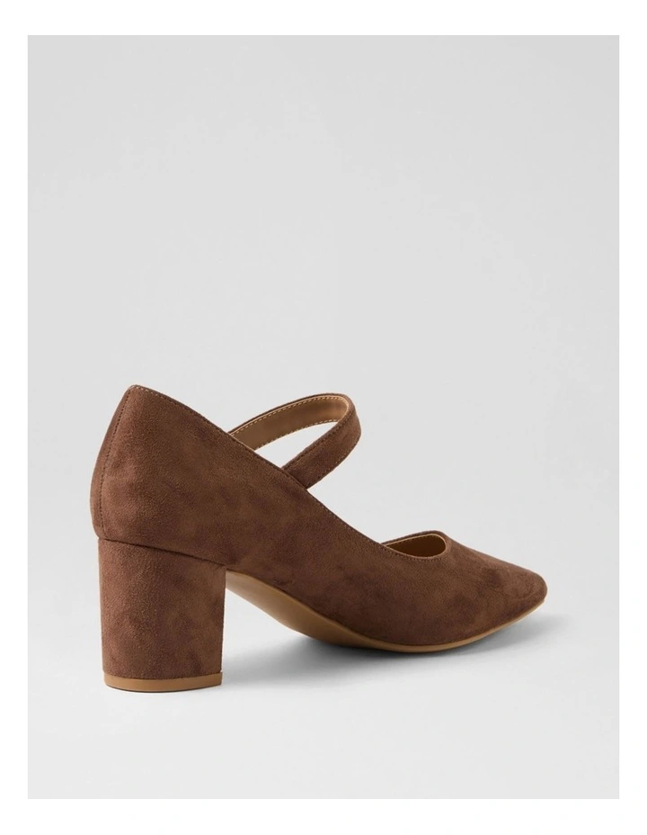 Tuchie Choc Microsuede Heels image 3
