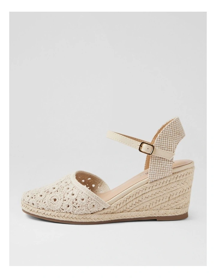 Keight Ecru Multi Heels image 1