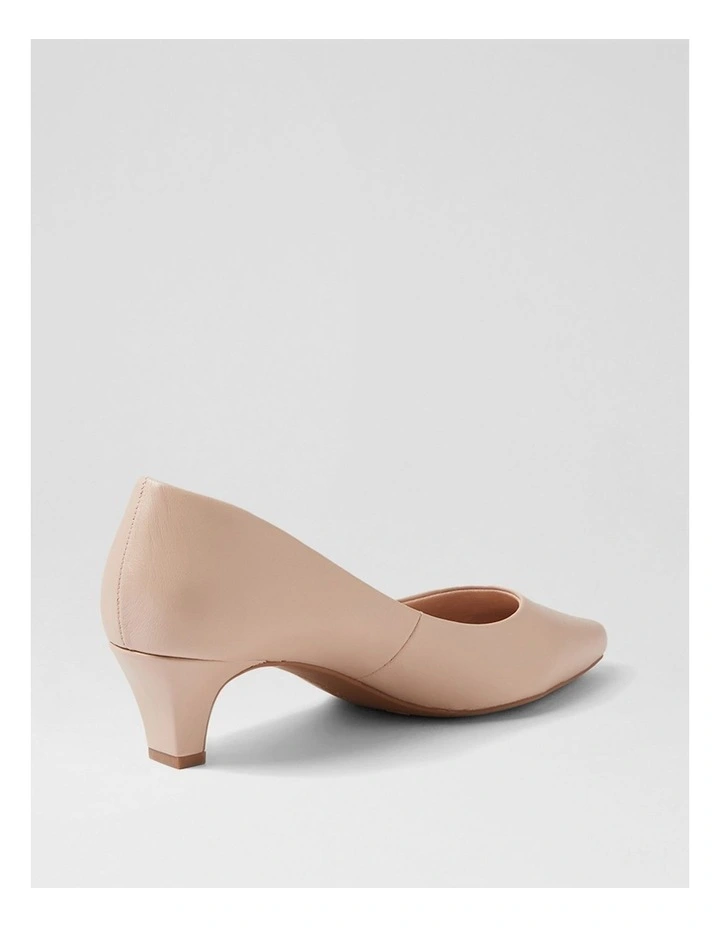 Lateley Nude Leather Heels image 3