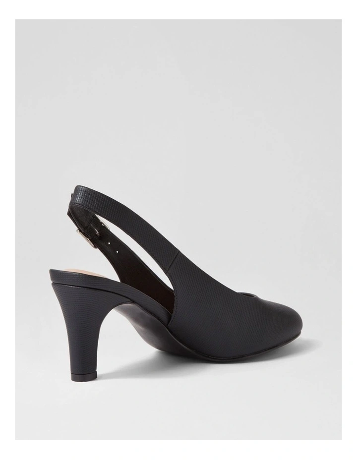 Itsumi W Il Black Lizard Heels image 3