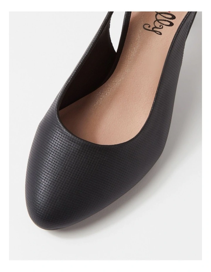 Itsumi W Il Black Lizard Heels image 4