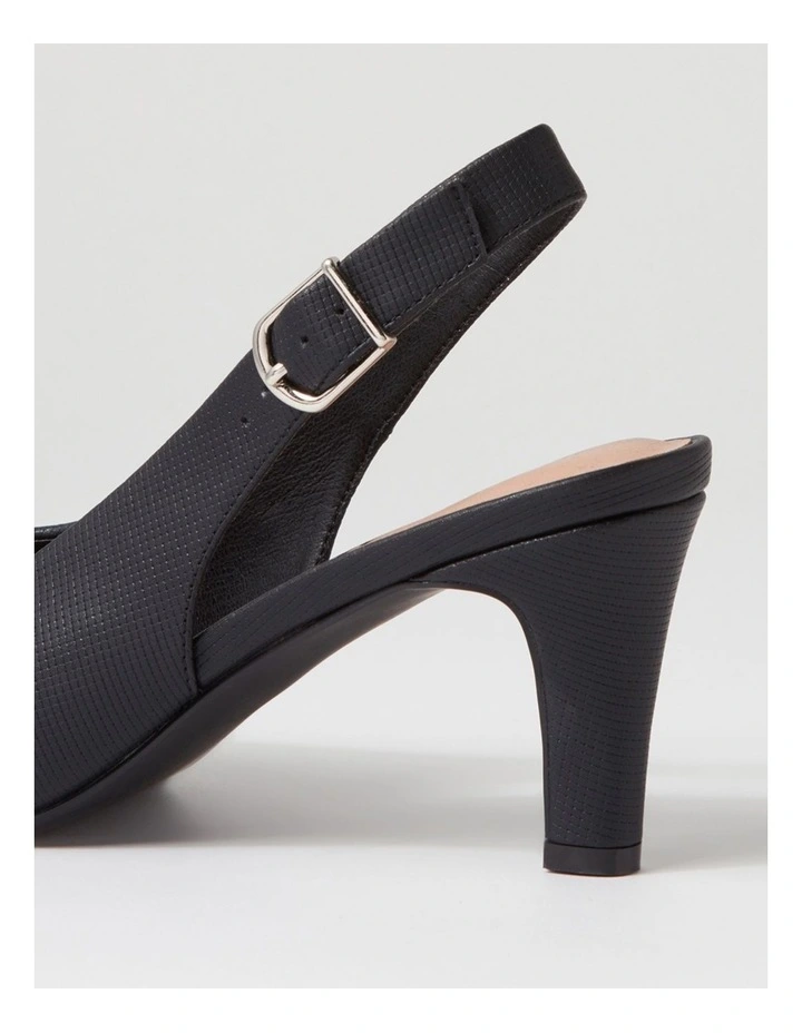 Itsumi W Il Black Lizard Heels image 5