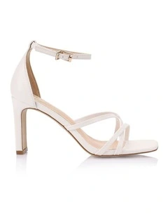 Kingdom II Block Heel Sandals in Chalk