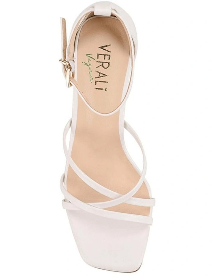 Kingdom II Block Heel Sandals in Chalk image 3