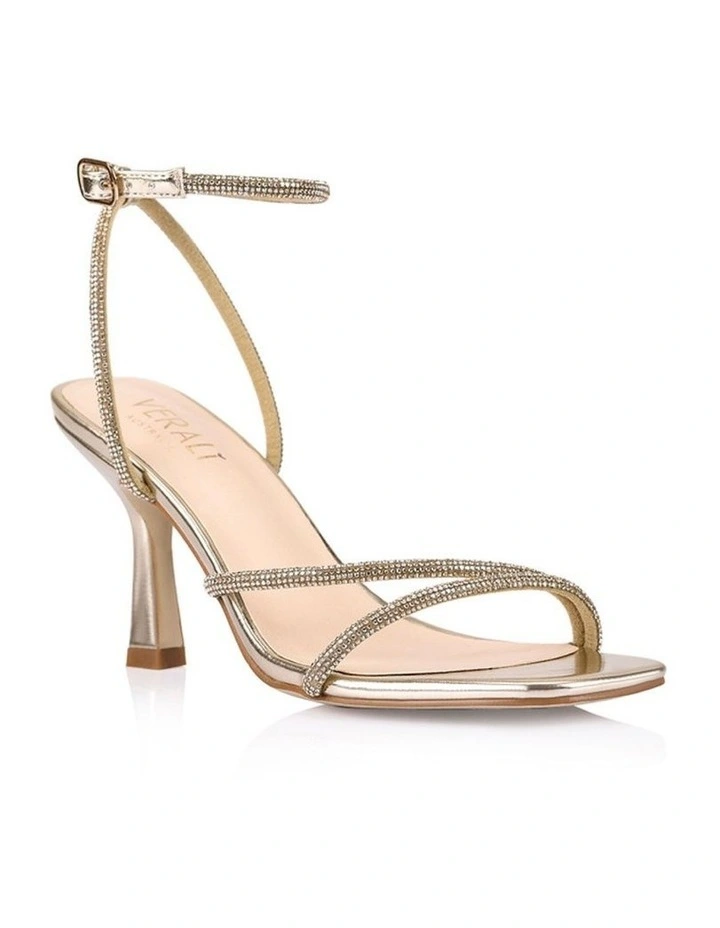 Pepper Strappy Sandals in Champagne image 2