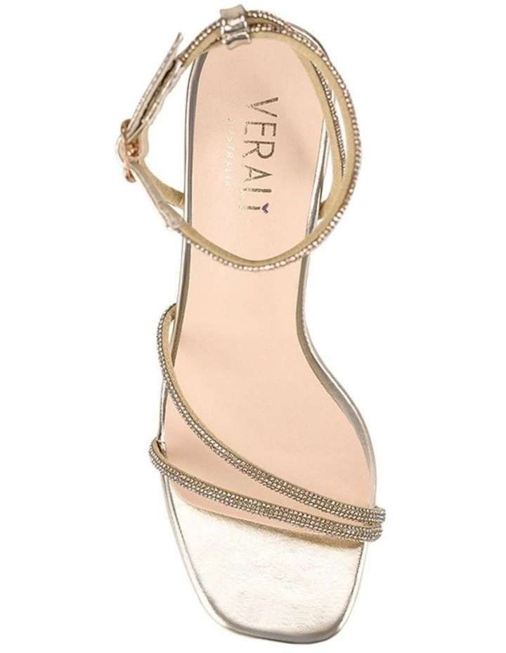 Pepper Strappy Sandals in Champagne image 3