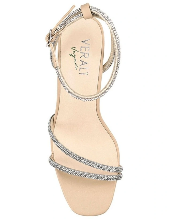 Lauren Platform Sandals in Nude image 3