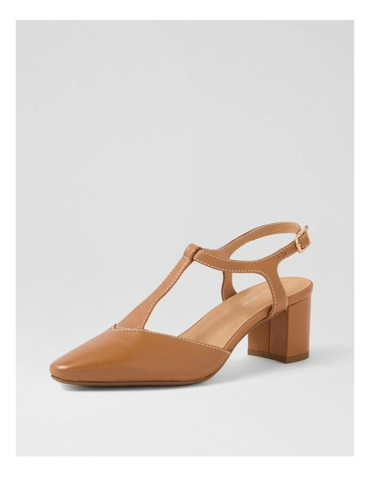 Leonee Tan Leather Heels image 2
