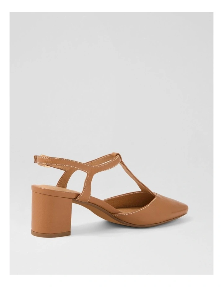 Leonee Tan Leather Heels image 3