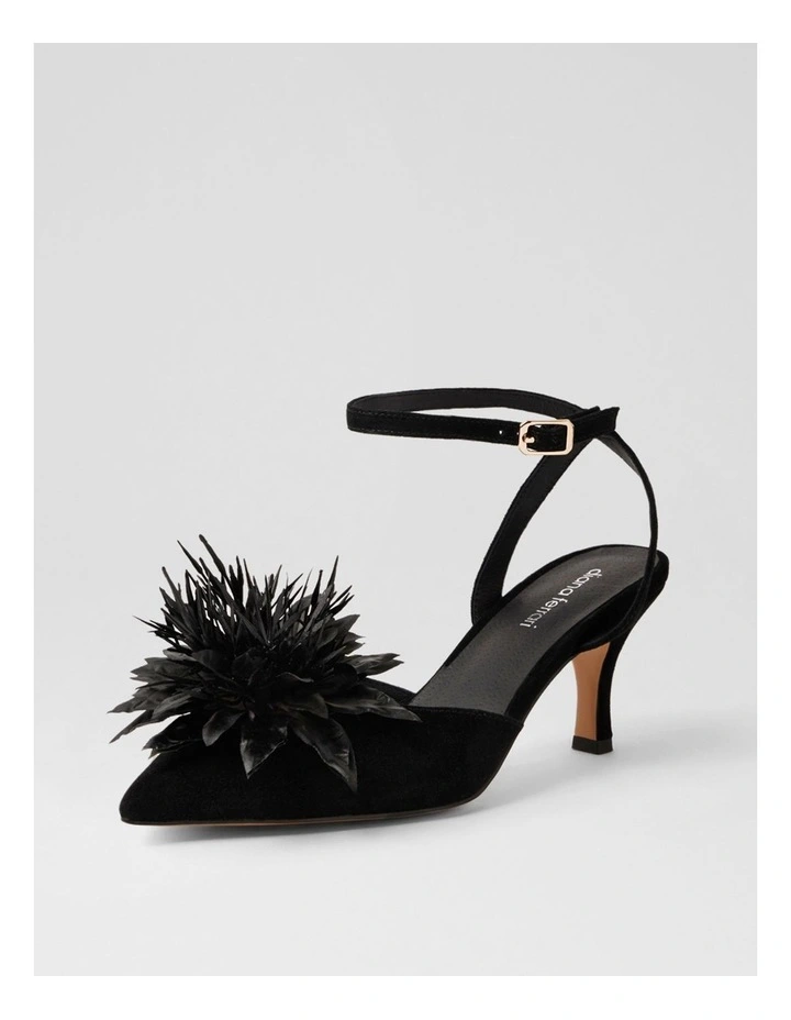 Tattel Black Suede Heels image 2