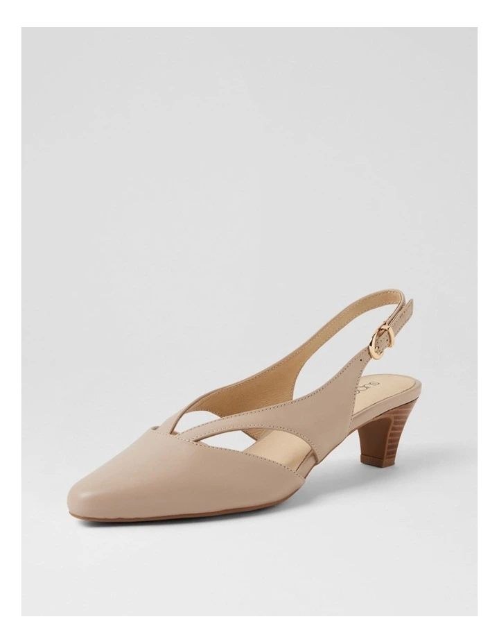 Liliosa Oatmilk Leather Heels image 2