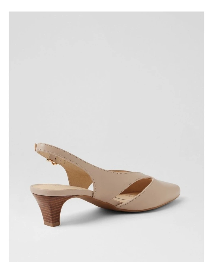 Liliosa Oatmilk Leather Heels image 3