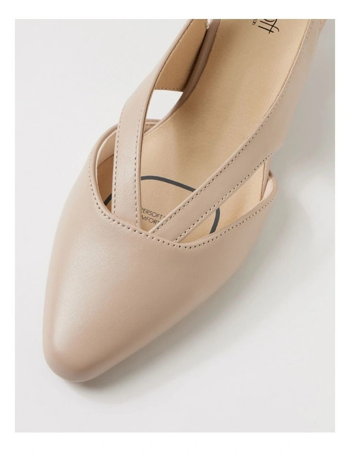 Liliosa Oatmilk Leather Heels image 4