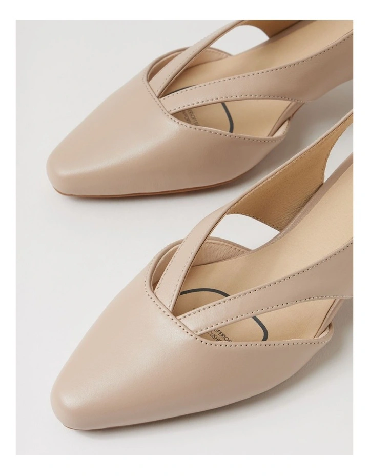 Liliosa Oatmilk Leather Heels image 5