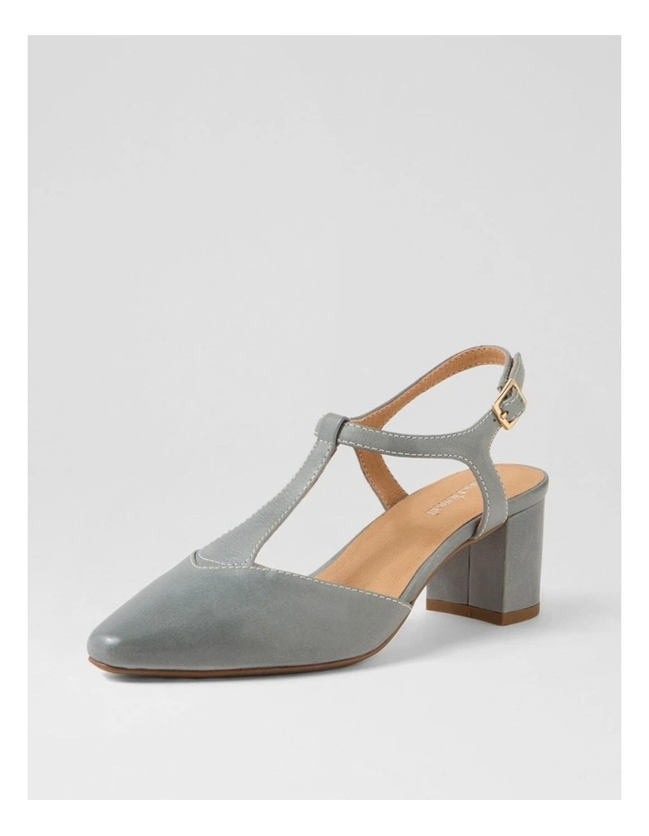Leonee Sky Leather Heels image 2