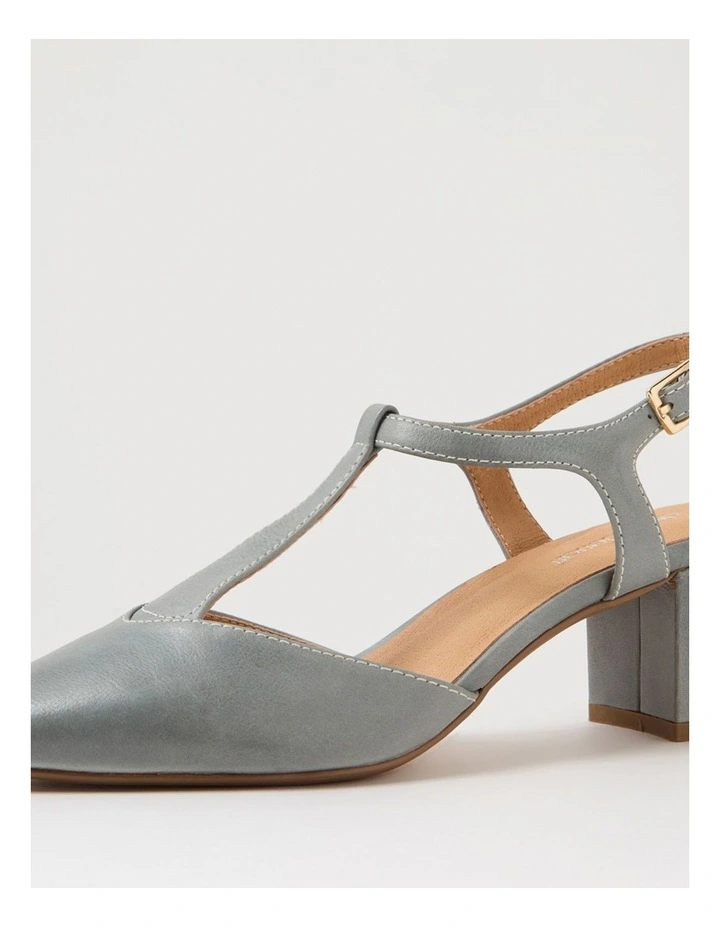Leonee Sky Leather Heels image 5
