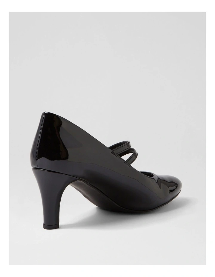 Isola W Black Patent Pu Heels image 3