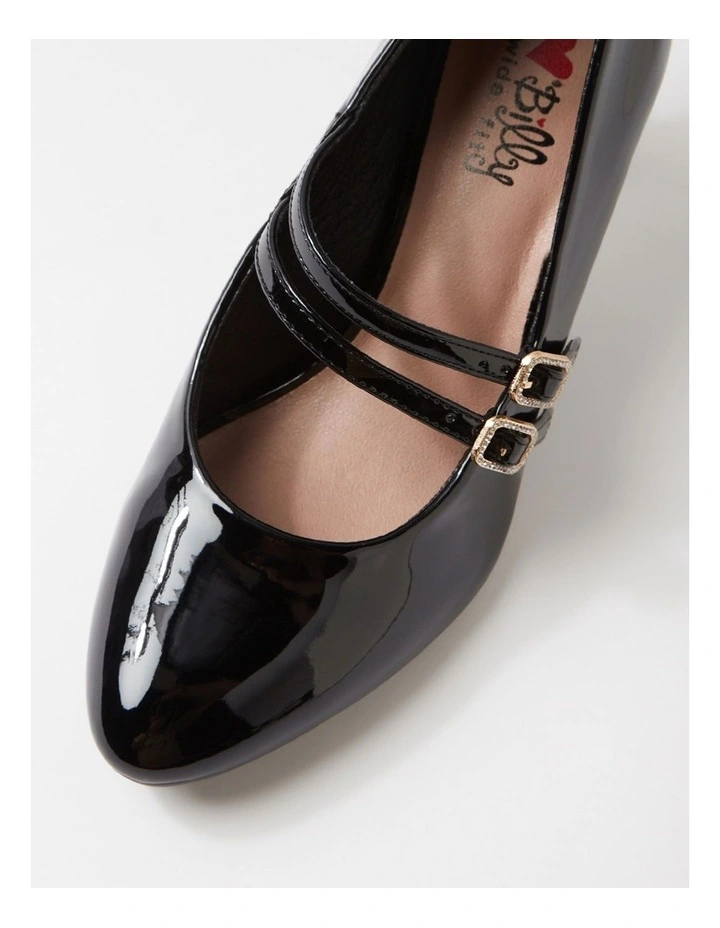 Isola W Black Patent Pu Heels image 4