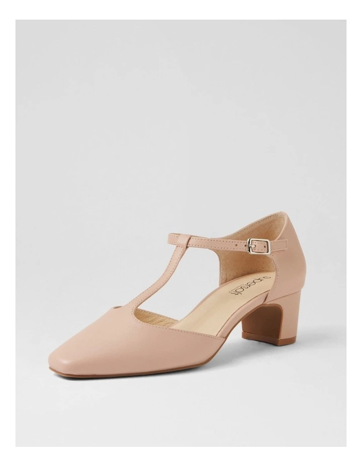 Kians Nude Covered Leather Heels image 2