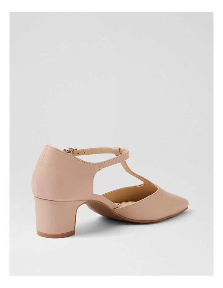 Kians Nude Covered Leather Heels image 3