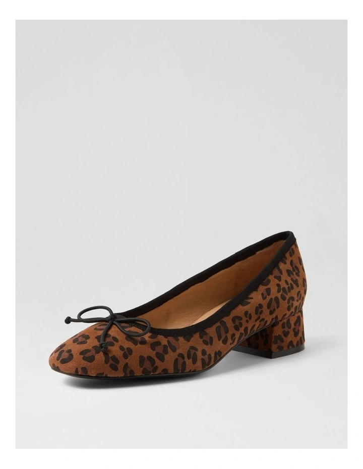 Mallet Leopard Suede Heels image 2