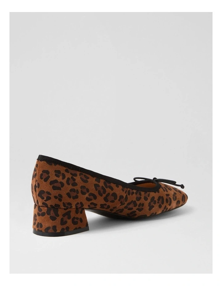Mallet Leopard Suede Heels image 3
