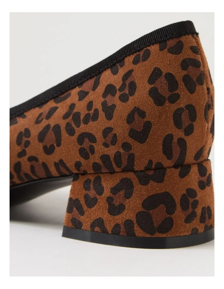 Mallet Leopard Suede Heels image 5