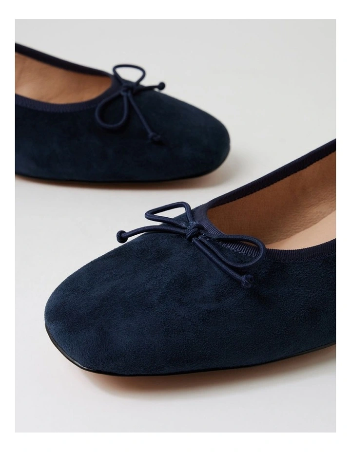 Mallet Navy Suede Heels image 5