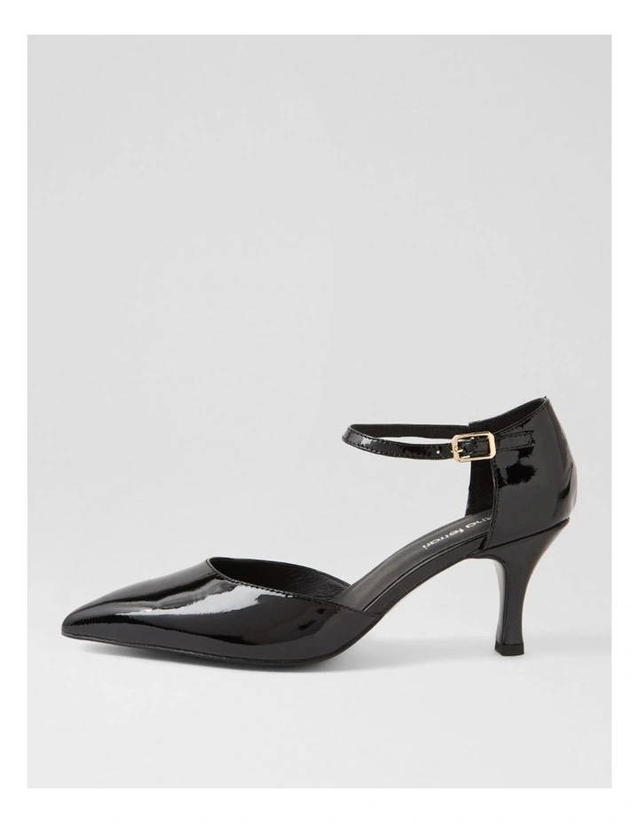 Tizer Black Patent Leather Heels image 1