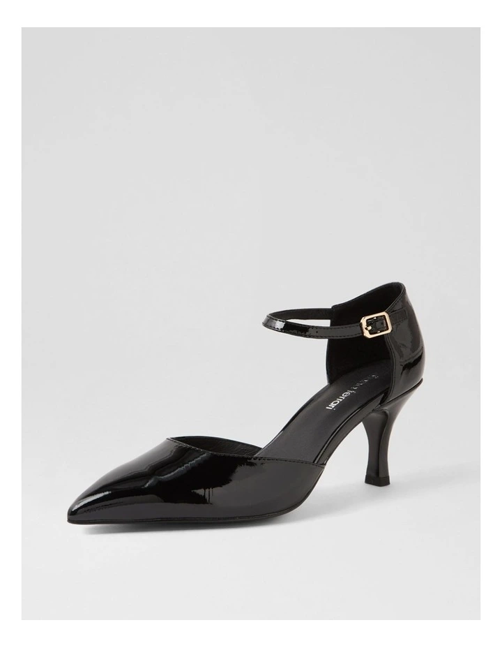 Tizer Black Patent Leather Heels image 2