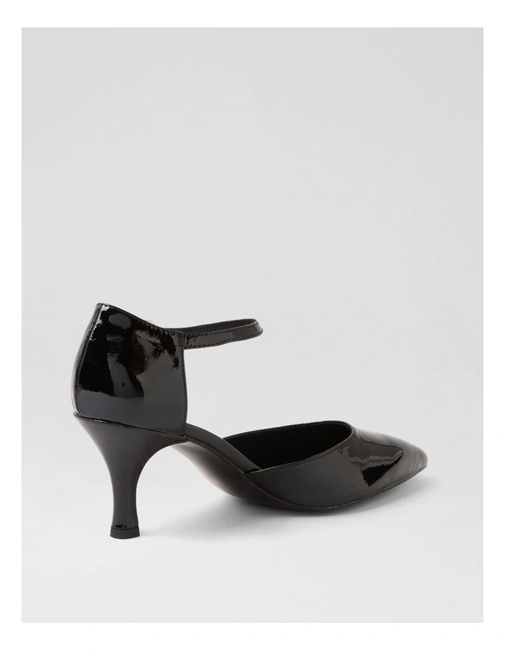 Tizer Black Patent Leather Heels image 3