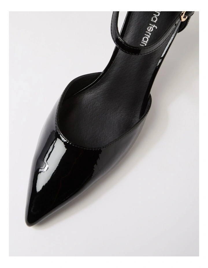 Tizer Black Patent Leather Heels image 4
