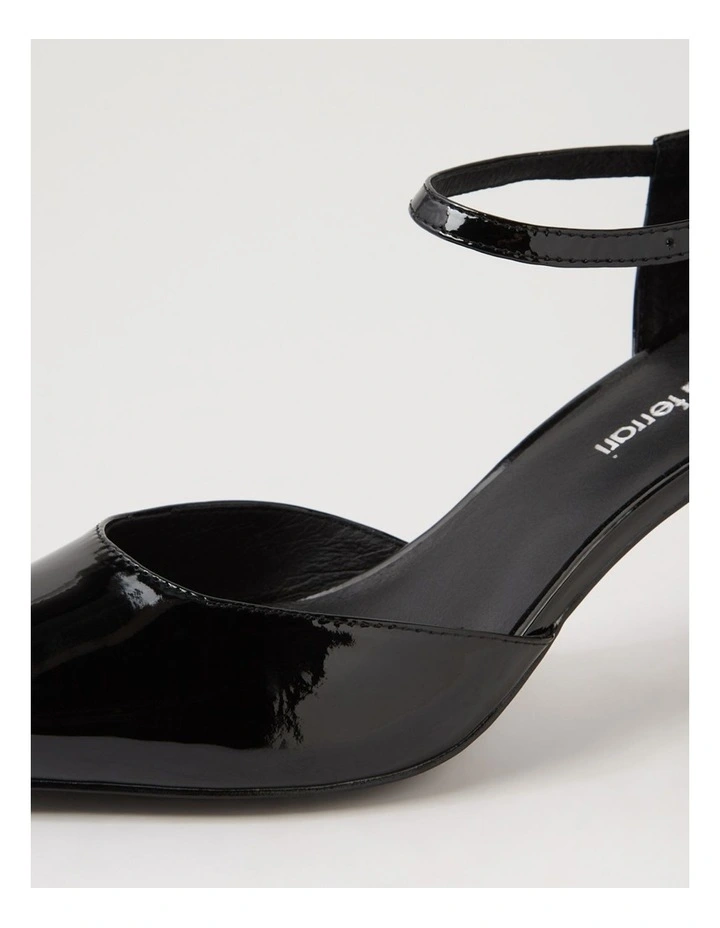 Tizer Black Patent Leather Heels image 5