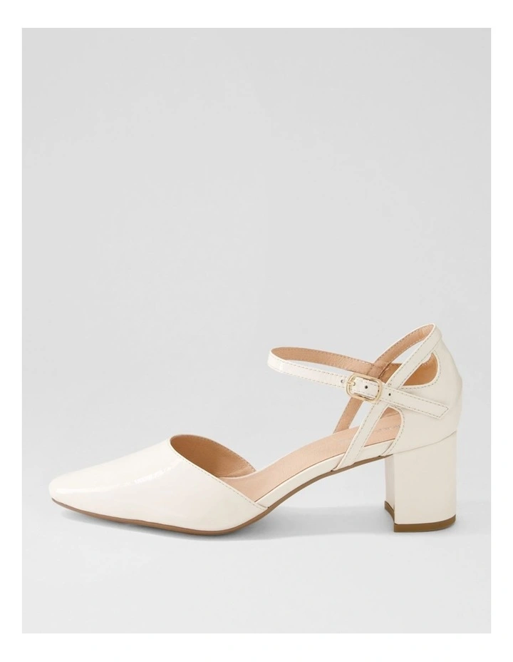 Loctavia Cream Patent Leather Heels image 1