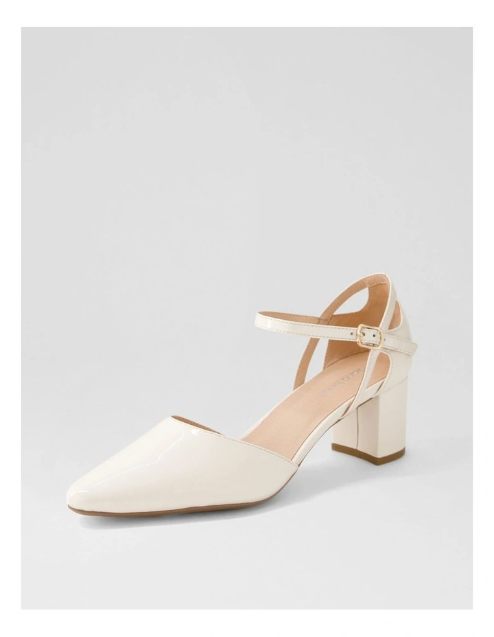Loctavia Cream Patent Leather Heels image 2