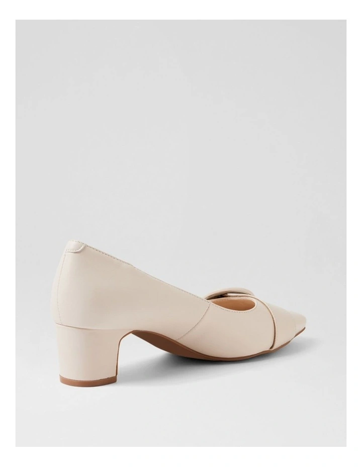 Kevie Almond Leather Heels image 3