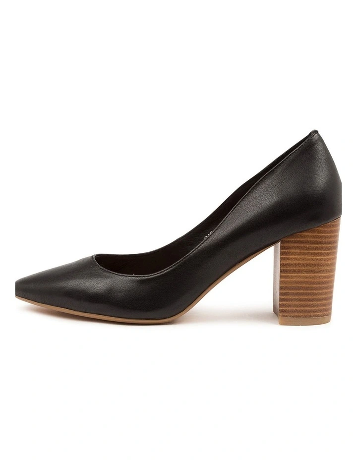 SABENA BLK-NAT HEEL LTHER image 1