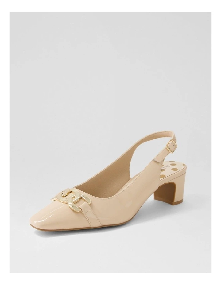 Klever Nude Patent Leather Heels image 2