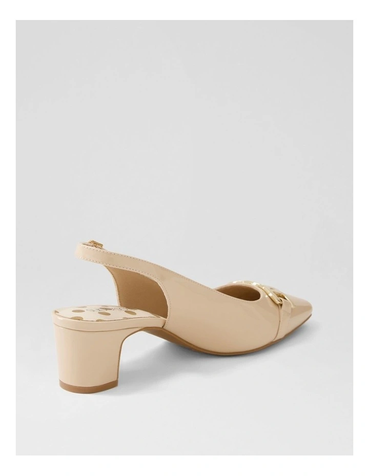 Klever Nude Patent Leather Heels image 3