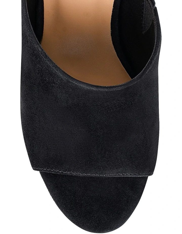 Anika Heeled Mules - Black Suede image 4