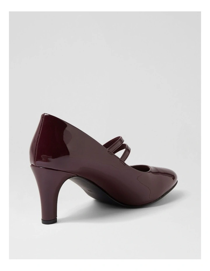 Isola W Burgundy Patent Pu Heels image 3