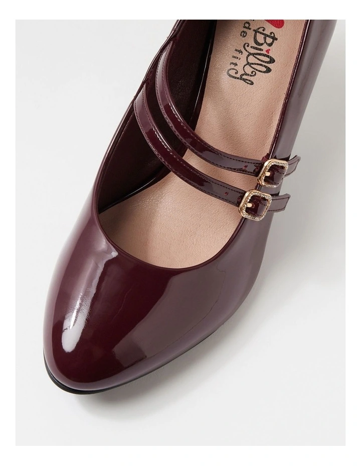 Isola W Burgundy Patent Pu Heels image 4