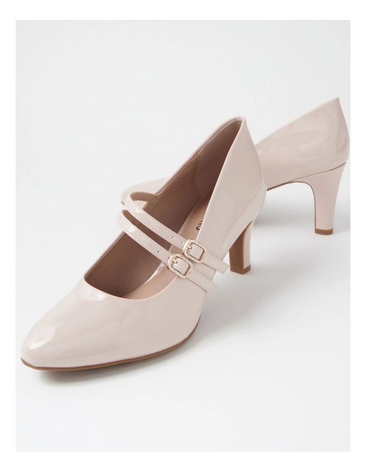 Isola W Nude Patent Pu Heels image 5