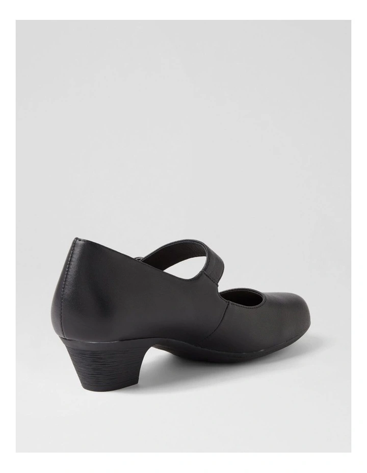 Limited Black Leather Heels image 3