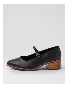 Oseya W Black Mary Jane Heels