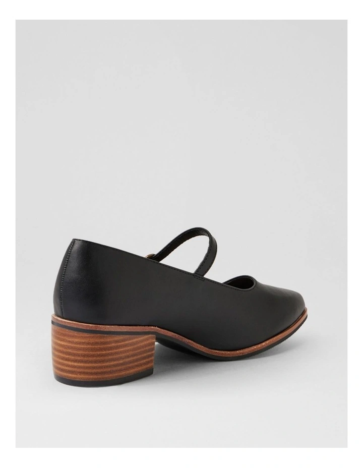 Oseya W Black Mary Jane Heels image 3