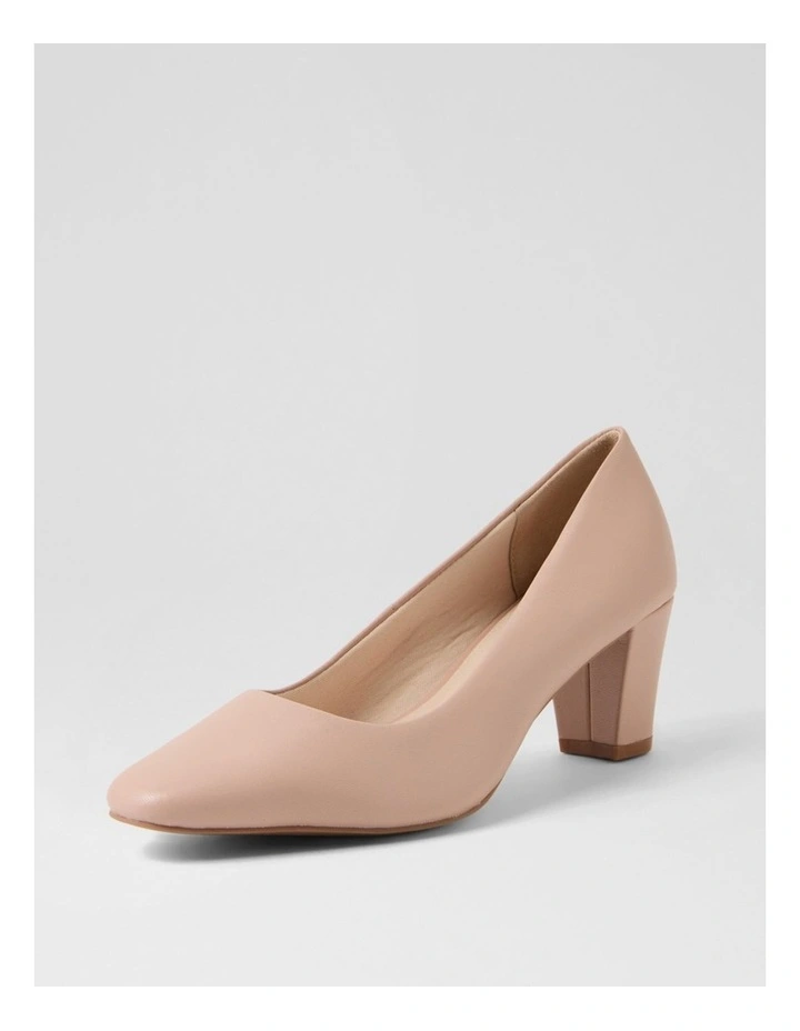 Milliest Nude Leather Heels image 2