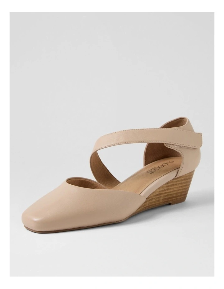 Sagie2 Nude Leather Heels image 2