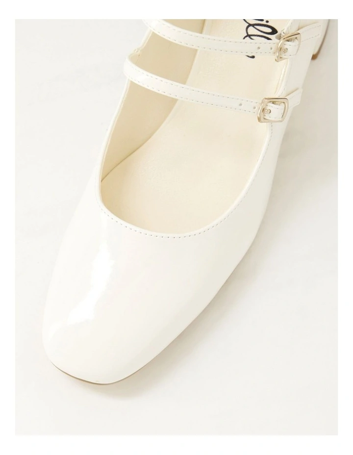 Eiko Almond Patent Pu Mary Jane Heels image 4