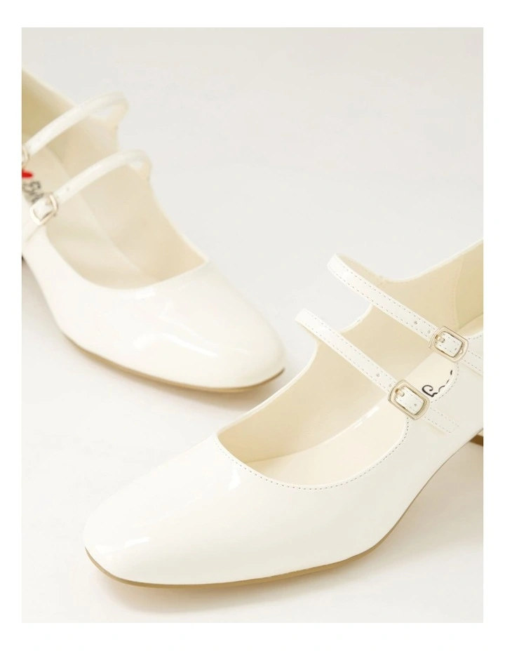 Eiko Almond Patent Pu Mary Jane Heels image 5
